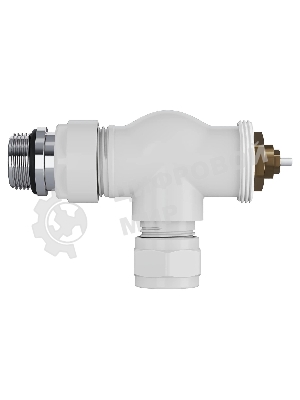 Набор термостатический осевой Royal Thermo Design Pro 15мм М30х1,5 (белый)