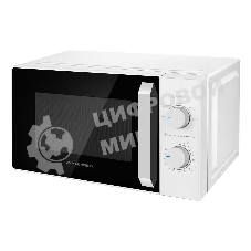 Микроволновая печь MAUNFELD MFSMO720MW02 белый, 20 л, 700 Вт, переключатели - поворотный механизм