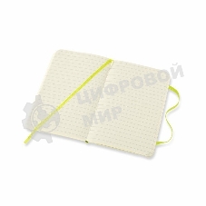 Блокнот Moleskine CLASSIC SOFT QP611C2 Pocket 90x140 мм, 192 страниц, линейка, мягкая обложка, лайм
