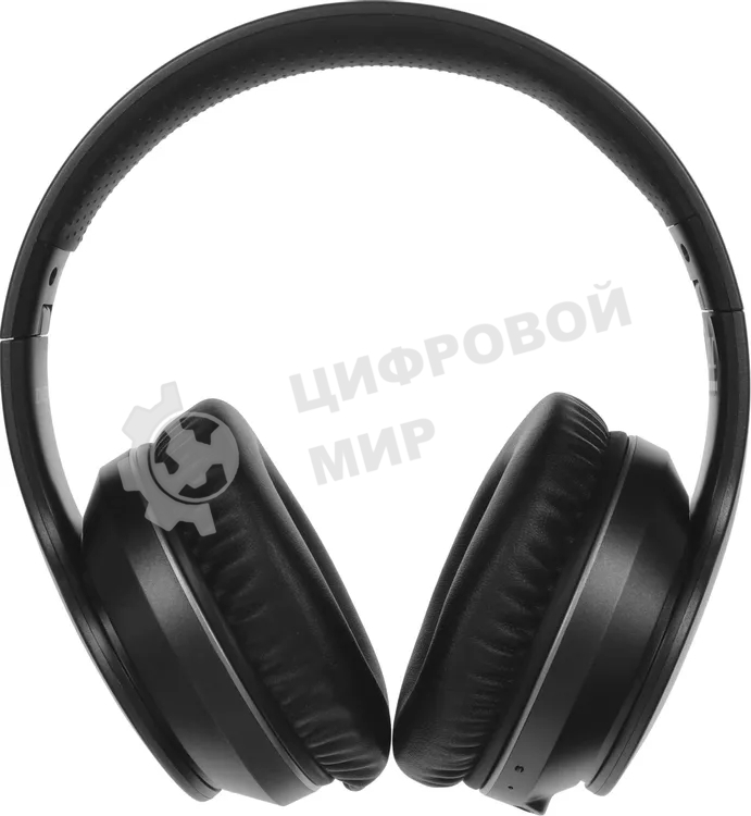 Беспроводные/проводные наушники Digma BT-19 ANC черный, накладные, Bluetooth + проводной, активное шумоподавление, складная конструкция, до 15 ч