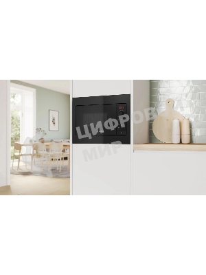 Микроволновая печь Bosch BFL523MB4 черный (встраиваемая)