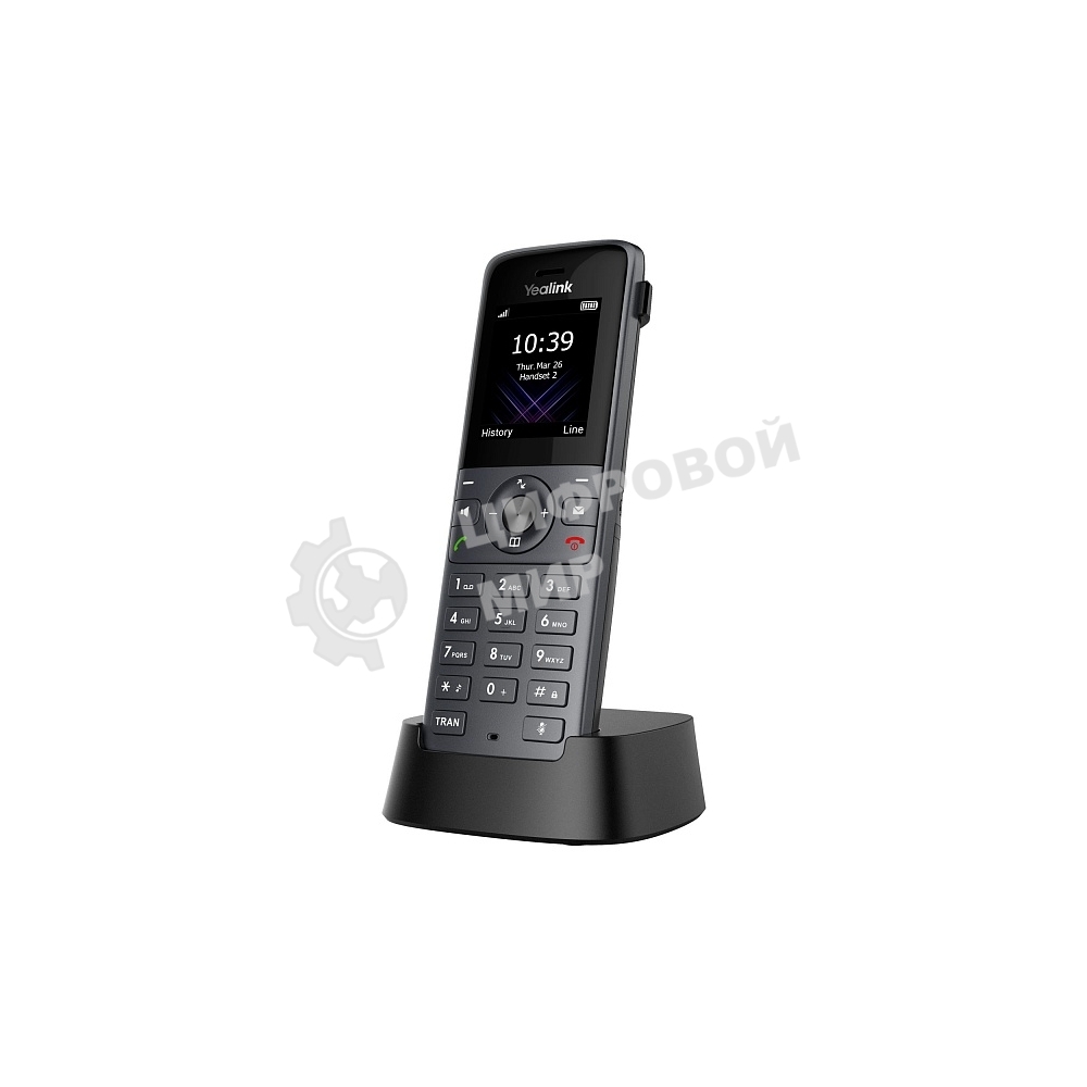 Телефон DECT-трубка Yealink W74H черный