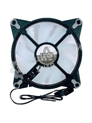 Вентилятор для корпуса Alseye FB120-B черный, 120 мм, 1000 об/мин, 22.5 дБ, 4 pin