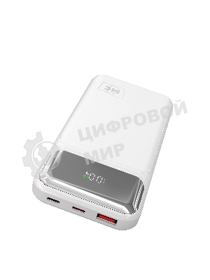 Портативный аккумулятор MORE CHOICE (4620202552747) PB29-10 10000mAh 1USB+2Type-C 3.0A 22.5W+PD20W+QC3.0, белый