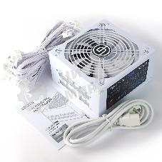 Блок питания Ginzzu MC800 14CM 80+Bronze Белый