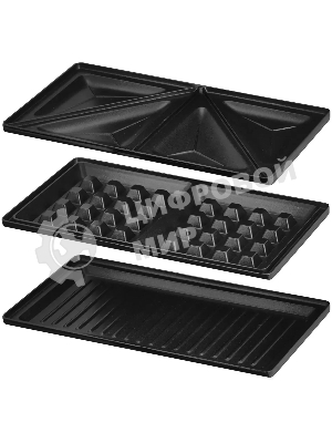 Вафельница Vitek VT-2626 850Вт черный/серебристый