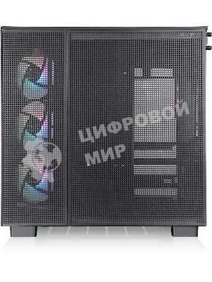 Компьютерный корпус Thermaltake View 380 XL TG ARGB черный без БП E-ATX 2x120мм 2xUSB3.0 audio bott PSU