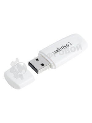 Флешка USB Smartbuy Scout white (SB032Gb2SCW), 32Gb, USB 2.0, R/W 15/5, белый