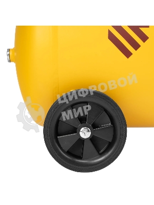 Компрессор безмасляный малошумный Denzel DLP-1500/50, 1,5 кВт, 50 л, 2850 об/мин, 250 л/мин