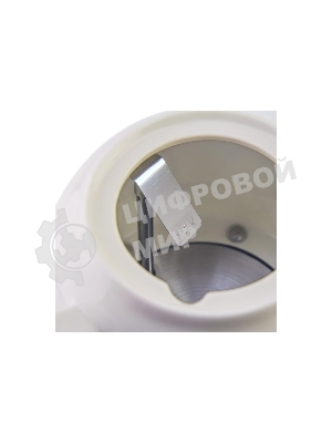 Чайник электрический Galaxy Line GL 0503 белый, керамический корпус, 1400 Вт, 1,4 л, индикатор работы, указатель максимального уровня воды