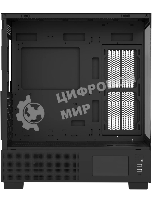 Компьютерный корпус AeroCool/Formula V Line Crystal E1 Black, ATX, TYPE-C*1, USB3.0*2, Switch Display Panel