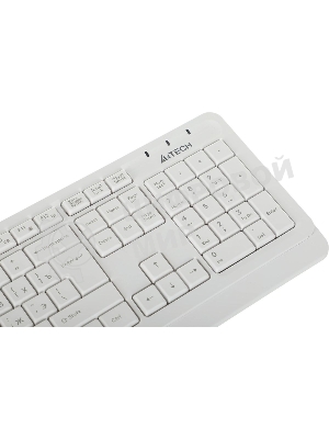 Комплект клавиатура+мышь A4Tech FStyler FG1012 беспроводной, USB, 1200 DPI, белый