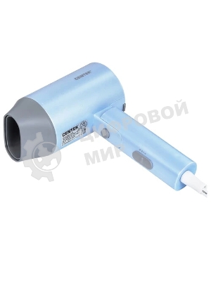 Фен Centek CT-2203 синий, 1600 Вт, компактный, ионизация