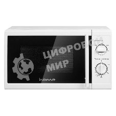 Микроволновая печь HOME HMM207СW белый, 20 л, 700 Вт, переключатели - поворотный механизм