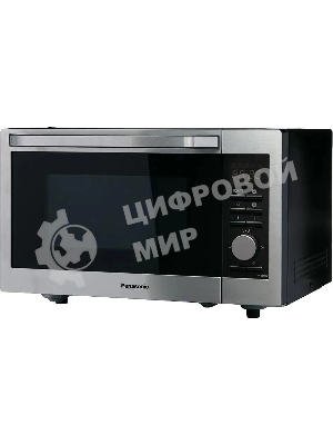 Микроволновая печь Panasonic NN-C69MSZPE нержавеющая сталь/черный, 30 л, 1000 Вт, переключатели - кнопки, поворотный механизм
