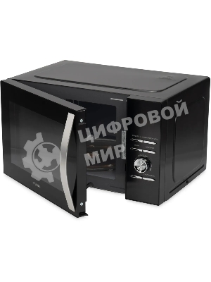 Микроволновая печь Hyundai HYM-D2079 черный, 23 л, 800 Вт, переключатели - кнопки, поворотный механизм