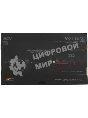 Усилитель автомобильный ACV VX-4.60 четырехканальный