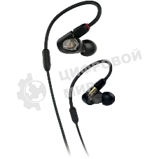 Проводные наушники Audio-Technica ATH-E50 черный, вкладыши