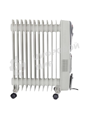 Обогреватель масляный Ресанта ОМ-12НВ (11 секций) белый, 2900 Вт, 25 м2, термостат 67/3/12