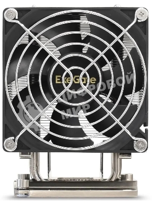 Кулер для процессора ExeGate ESNK-P0070APS4.PWM.4U.3647.Cu серебристый, 92 мм, алюминий/медь, 3800 об/мин, 44 дБ, 4 pin, 205 Вт, 125.5 мм