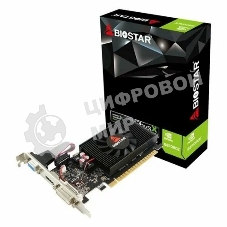 Видеокарта Biostar PCI-E GT710-2Gb D3 LP NVIDIA GeForce GT 710 2Gb 64bit DDR3 954/1333 DVIx1 HDMIx1 CRTx1 HDCP Ret low profile