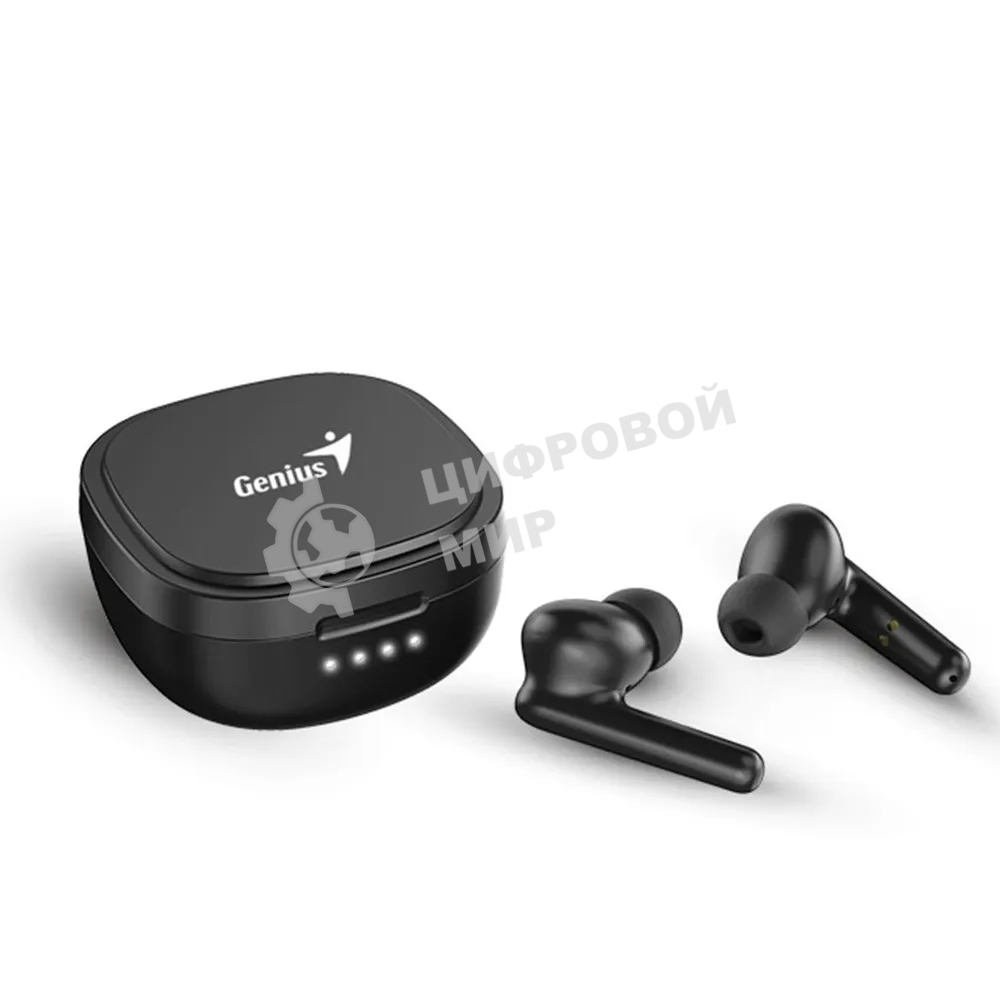 Наушники TWS Genius HS-M910BT черный, внутриканальные, Bluetooth 5.3, шумоподавление, до 4 ч