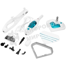 Швабра паровая Kitfort КТ-3908 белый/бирюзовый