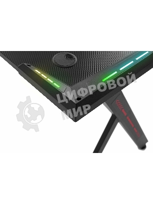 Стол игровой Defender EXTREME RGb черный
