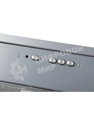 Вытяжка встраиваемая Elikor Flat 42П-430-К3Д серебристый, 42 см, 430 куб. м/ч, 60 дБ