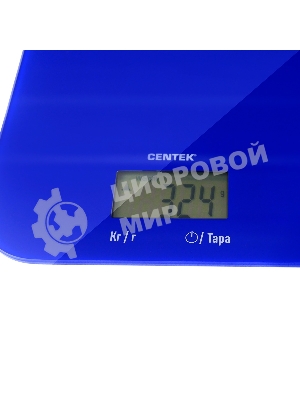 Весы кухонные Centek CT-2481 LCD BLUE