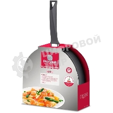 Сковорода ВОК Rondell Strike RDA-1398, 28 см, антипригарное покрытие, алюминиевая