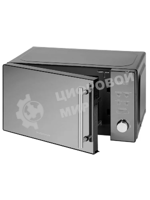 Микроволновая печь HOME HDG207BB черный, 20 л, 700 Вт, переключатели - кнопки, поворотный механизм