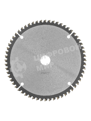 Пильный диск по алюминию Denzel ф165 х 20 мм, 60 зубьев