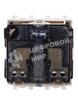 Розетка ДКС 4400002 2 мод. 2P+E Avanti 