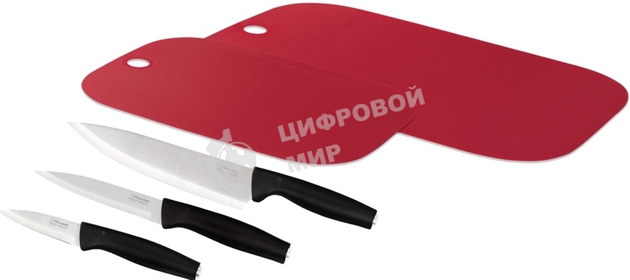 Набор ножей 3 шт + 2 разделочные доски Trumpf Rondell