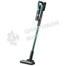 Пылесос вертикальный Leonord LE-1406 BLDC черный/зеленый, питание от аккумулятора, 250 Вт, уборка сухая, пылесборник 0,5 л