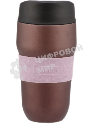 Термокружка для напитков Rondell Tierno RDS-1958 0.32 л. фиолетовый/черный, картонная коробка