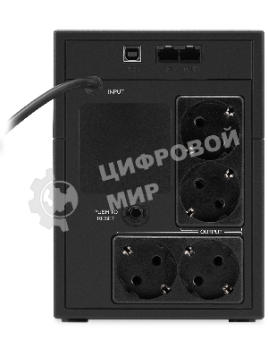 Источник бесперебойного питания Ippon Back Basic 1200 LCD Euro 720Вт 1200ВА черный