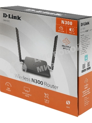 Роутер беспроводной D-Link DIR-615/Z1A 10/100BASE-TX