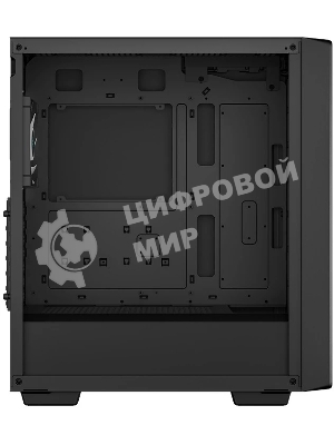 Корпус ATX Deepcool CC560 V2 черный, без БП, боковая панель из закаленного стекла, USB 3.0, USB 2.0, audio