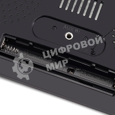 Радиобудильник Hyundai H-RCL238 черный LCD подсв:зеленая часы:цифровые FM