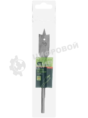 Сверло по дереву Сибртех перовое, 20 мм