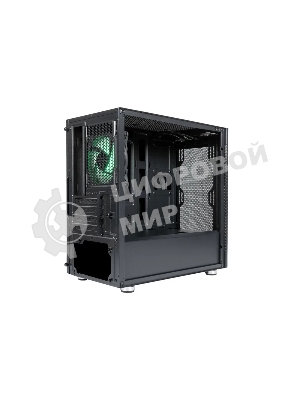 Компьютерный корпус mATX Eurocase M08 ARGB черный без БП закаленное стекло USB 3.0