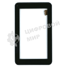 Сенсорное стекло (тачскрин) Irbis TZ01 TZ02. черное с рамкой
