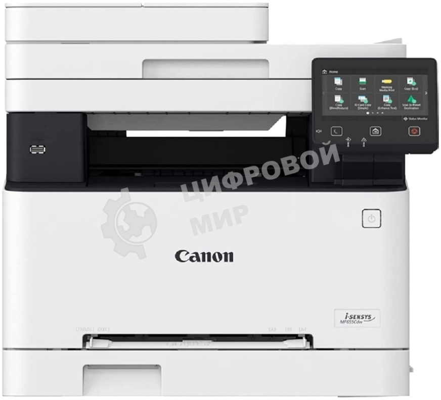 МФУ лазерное Canon i-SENSYS MF655Cdw, A4, цветное, печ. 21 стр/мин, скан. до 27 стр/мин (ч/б) 14 стр/мин (цвет), 1200 x 1200 dpi (принтер) 600x600dpi (сканер), USB, RJ-45, Wi-Fi, Air Print, Mopria