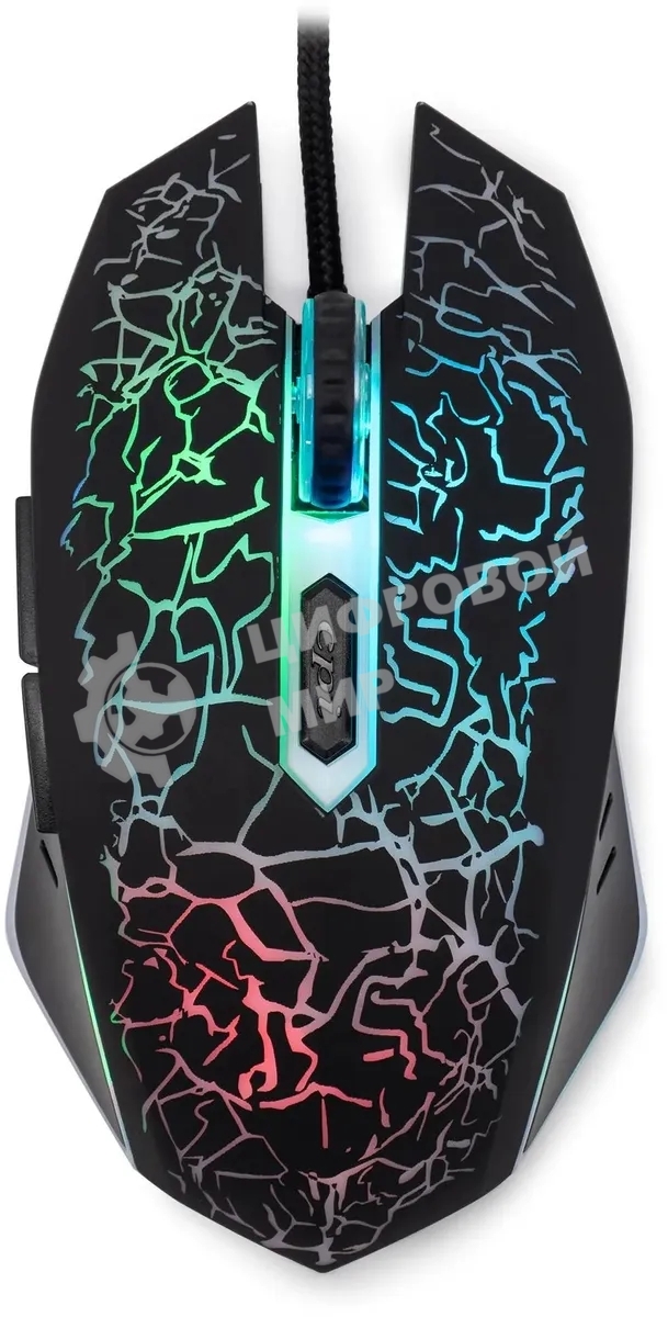 Мышь проводная Oklick 896G черный, 12800 dpi, USB, кнопки - 5