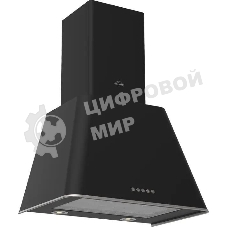 Вытяжка каминная Elikor Гамма 60П-650-Э3Д антрацит/серебристый, 60 см, 650 куб. м/ч, 56 дБ