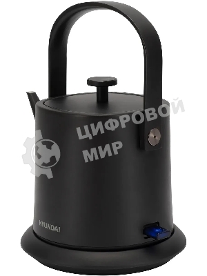 Чайник электрический Hyundai HYK-S2042 0.6 л, 1000 Вт, черный
