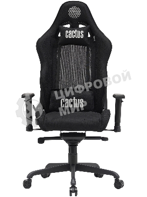 Кресло Cactus CS-CHR-MC04-BBK черный, экокожа