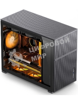 Корпус без блока питания JONSBO D31 MESH Black MATX без БП, боковая панель из закаленного стекла, mini-ITX, micro-ATX, черный